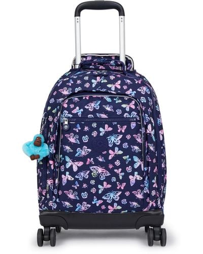 Kipling Backpack New Zea Butterfly Fun Large - Blue