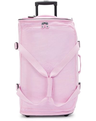 Kipling Wheeled luggage Teagan M Blooming Medium - Pink