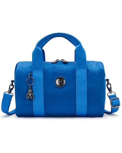 Kipling Shoulder Bag Bina M Satin Medium - Blue