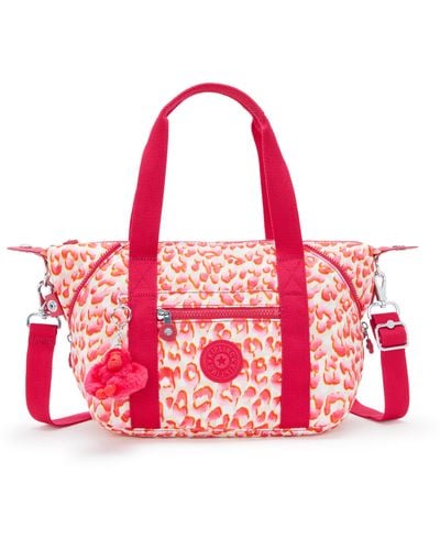 Kipling Shoulder Bag Art Mini Latin Cheetah Small - Red