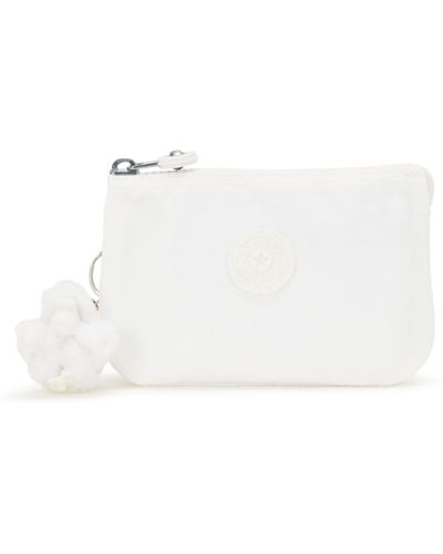 Kipling Pouch Creativity S Pure Alabaster Small - White