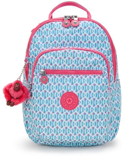 Kipling Backpack Seoul S Dreamy Geo C Small - Blue