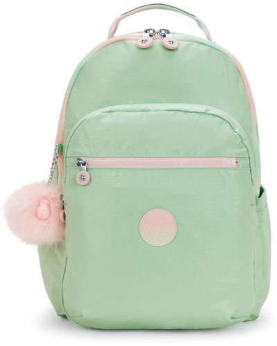 Kipling Backpack Seoul University Soft Met Large - Green
