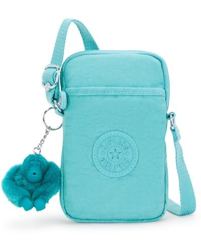 Kipling Phone Bag Tally Deepest Aqua Small - Blue