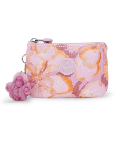 Kipling Pouch Creativity S Floral Powder Small - Pink