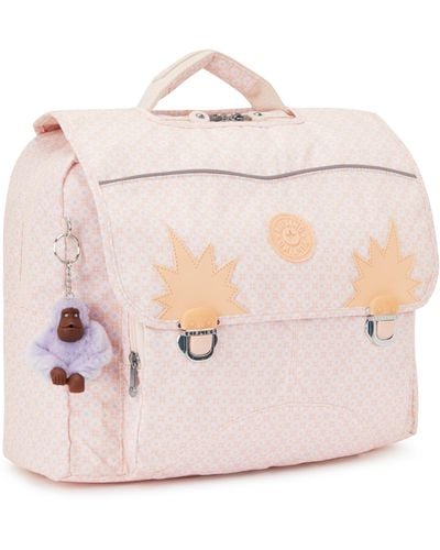 Kipling Backpack Iniko Girly Tile Prt Medium - Pink