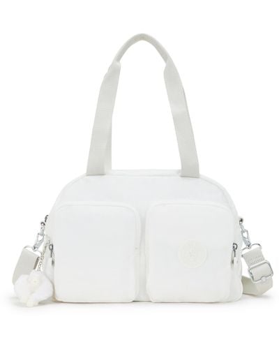 Kipling Shoulder Bag Cool Defea Pure Alabaster Medium - White