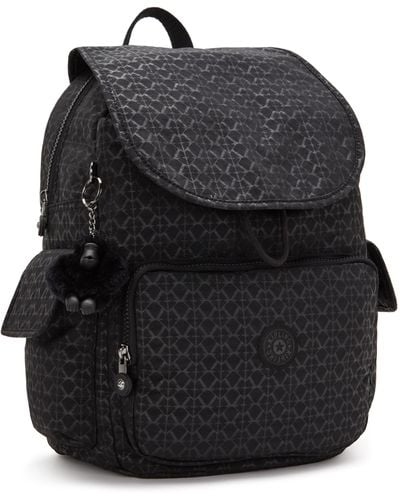 Kipling Backpack City Pack Signature Emb Medium - Black