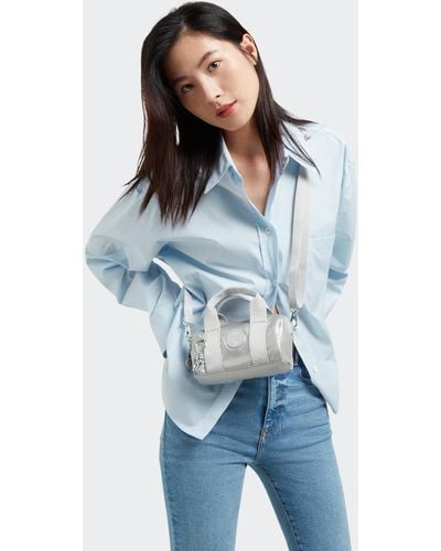 Kipling Shoulder Bags Bina Mini Bright Metallic Small - Grey