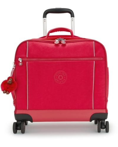 Kipling Carry On New Storia True Pink Large - Red