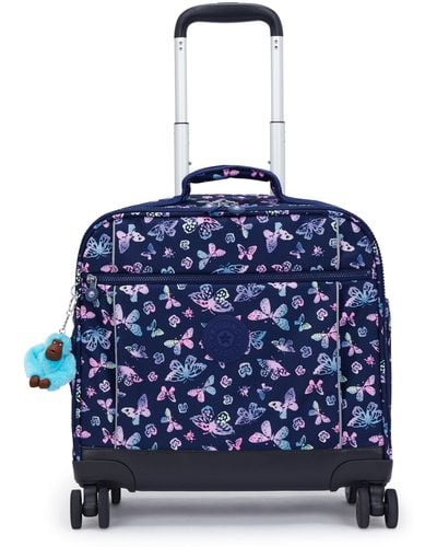 Kipling Carry On New Storia Butterfly Fun Large - Blue