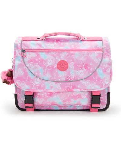 Kipling Backpack Preppy Garden Clouds Medium - Pink