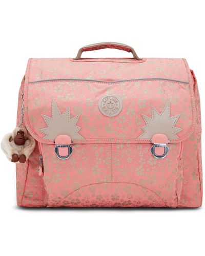 Kipling Backpack Iniko Sweet Metfloral Pink Medium