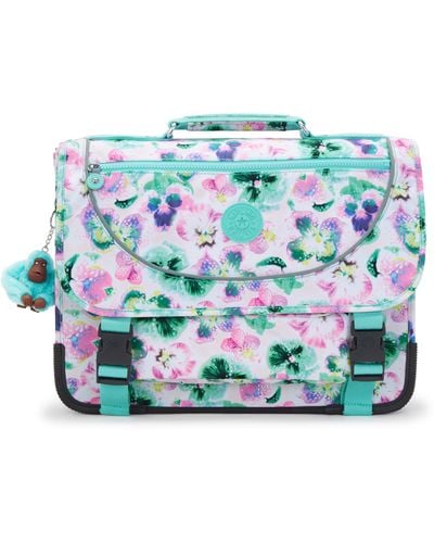 Kipling Backpack Preppy Aqua Blossom Medium - Green
