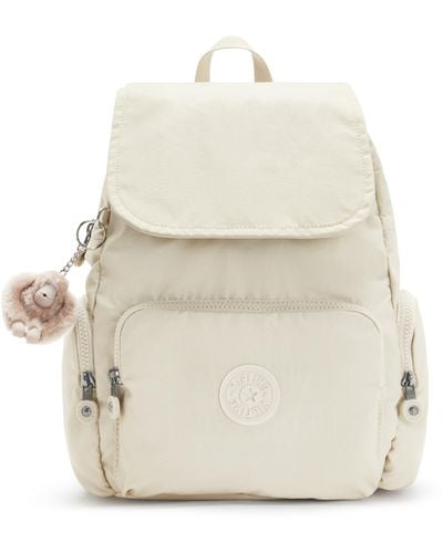 Kipling Backpack City Zip S Pearl Small - White