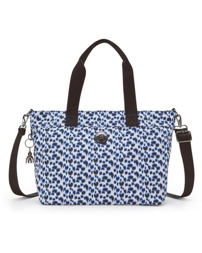 Kipling Tote Colissa S Curious Leopard Small - Blue