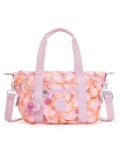 Kipling Shoulder Bag Art Mini Floral Powder Small - Pink