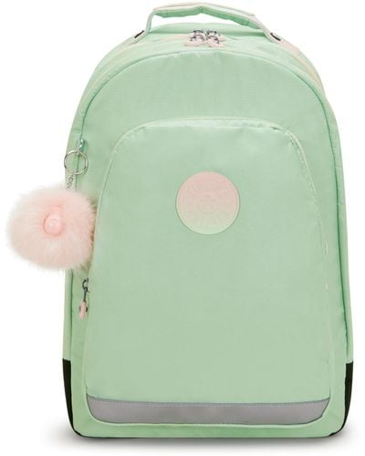 Kipling Backpack Class Room Soft Met Large - Green