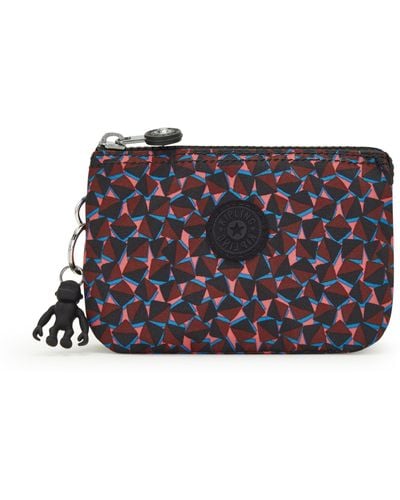 Kipling Pouch Creativity S Happy Squares Small - Purple