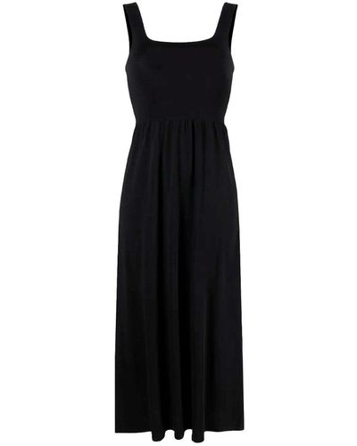 Matteau Knitted Midi Dress - Black