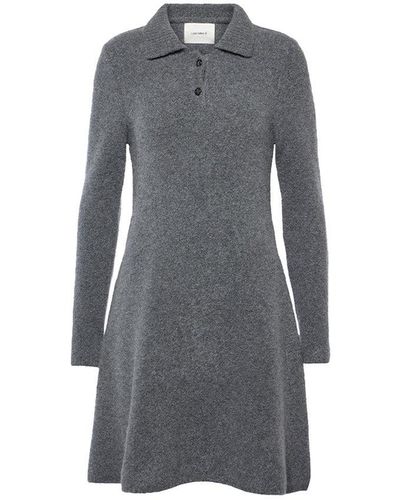Lisa Yang Leah Mini Dress - Grey