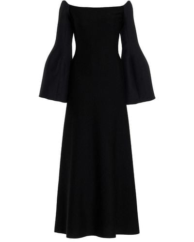 Gabriela Hearst Sinead Midi Dress - Black