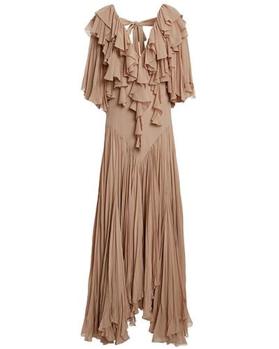 Khaite Yano Silk Gown - Natural