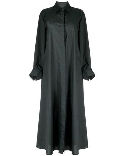 Twp Jenny Linen-blend Gown - Black