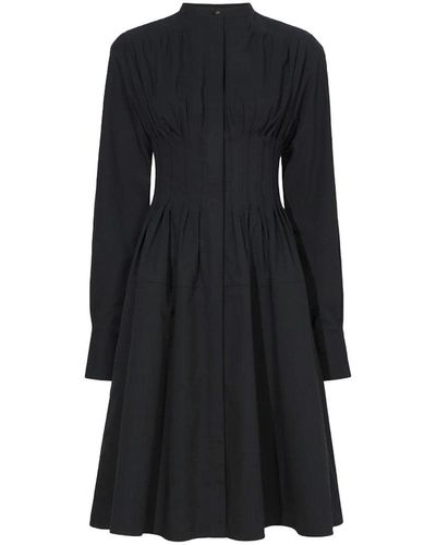 Proenza Schouler Midi Shirt Dress - Black
