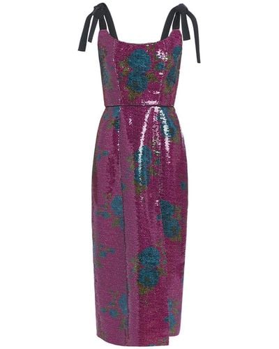 Markarian Brenda Midi Dress - Purple