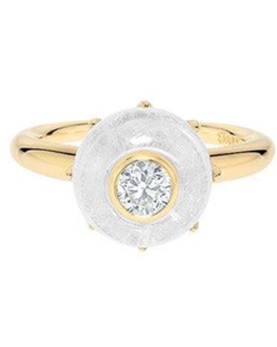 Sauer Frames Solitaire Ring - White