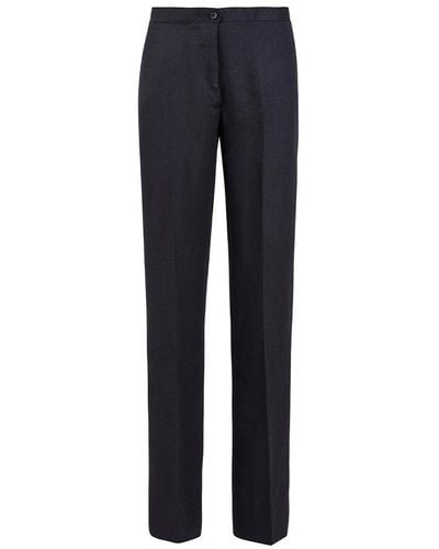 Giuliva Heritage Janice Linen Trousers - Blue