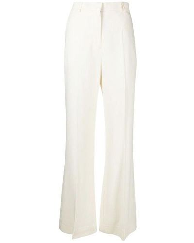 Totême Flared Evening Trousers - White