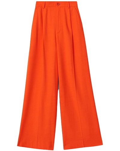 Rodebjer Addie Wide Trousers - Red