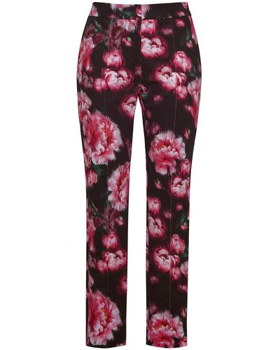 Adam Lippes Daphne Trousers - Red