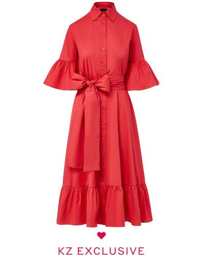 Kirna Zabete The Cecelia Dress - Red