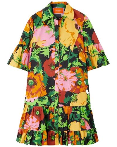 La DoubleJ Choux Floral Mini Dress - Multicolor