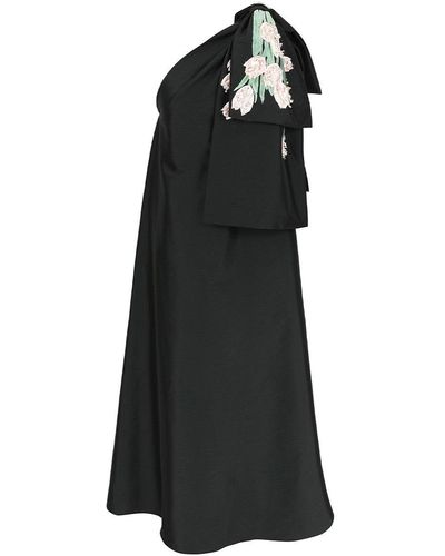 BERNADETTE Winnie Embroidered Maxi Dress - Black