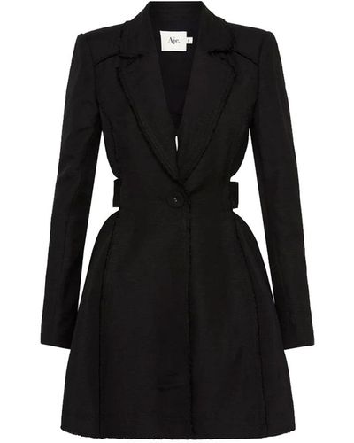 Aje. Simone Cut Out Jacket Dress - Black
