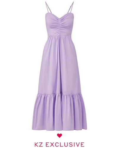 Kirna Zabete The Claudina Dress - Purple