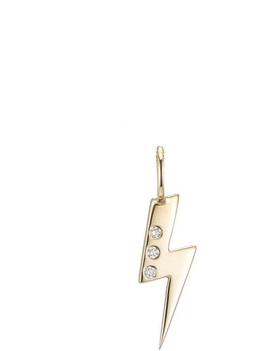 Ali Grace Jewelry Lightning Bolt Charm - White