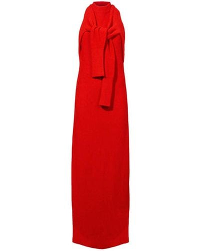 Proenza Schouler Lara Knit Dress - Red