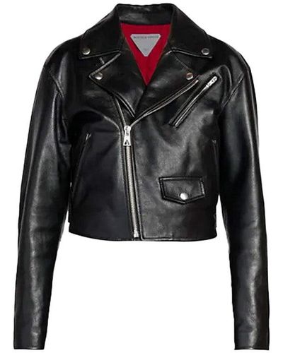 Bottega Veneta Biker Jacket - Black