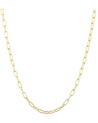 Anne Sisteron Linked Chain Lyla Necklace - Metallic