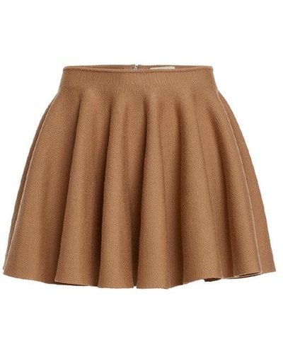 Khaite The Ulli Skirt - Brown