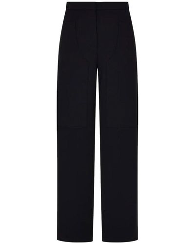 Paris Georgia Basics Slouchy Suit Trousers - Black