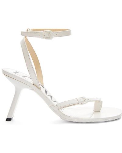 Loewe Petal Stiletto Sandal - White