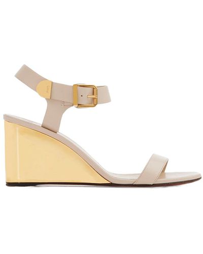 Chloé Rebecca Wedge - Natural