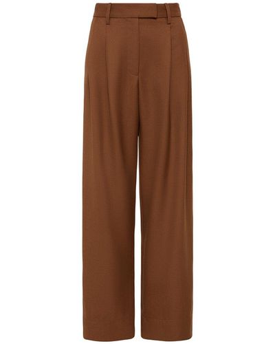 Esse Studios Classico Tailored Trousers - Brown