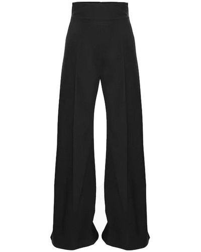 Carolina Herrera High-waisted Wide-leg Pant - Black